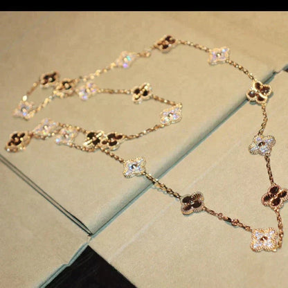 [Spark]CLOVER 20 MOTIFS LASER DIAMOND NECKLACE