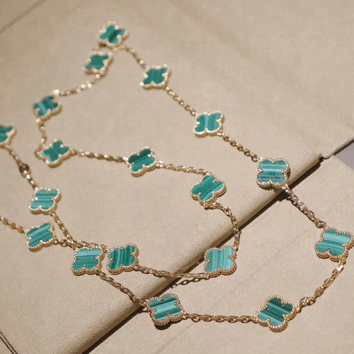 [Spark]CLOVER 20 MOTIFS MALACHITE GOLD