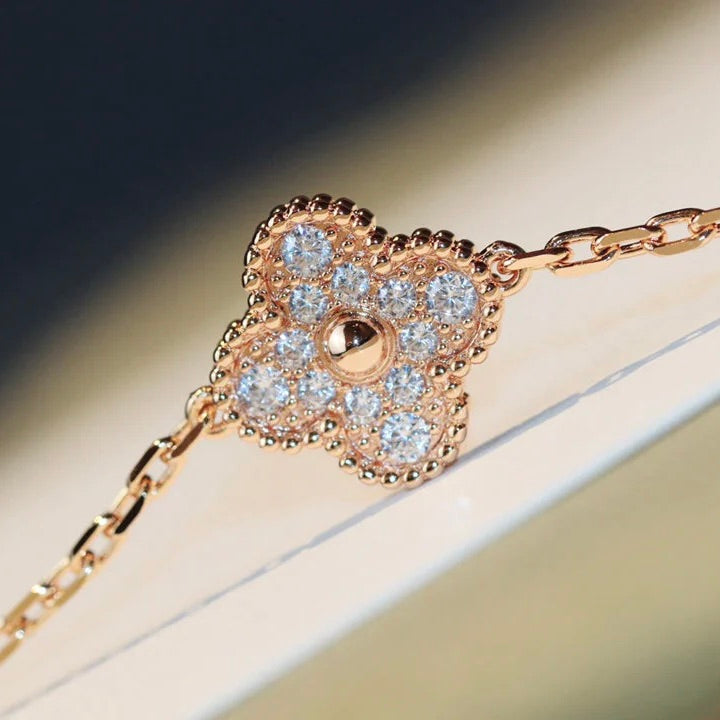 [Spark]CLOVER 20 MOTIFS LASER DIAMOND NECKLACE