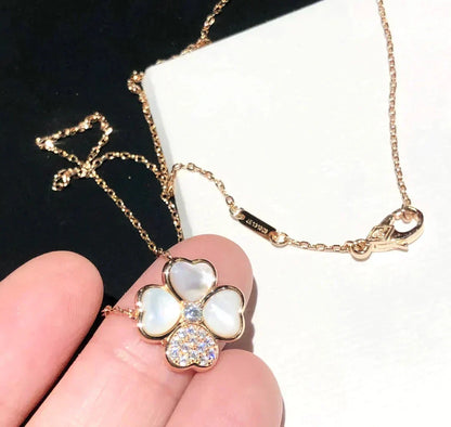 [Spark]CLOVER MOP DIAMOND Spark GOLD NECKLACE