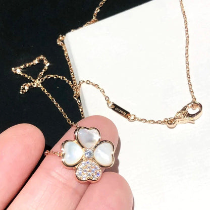 [Spark]CLOVER MOP DIAMOND Spark GOLD NECKLACE
