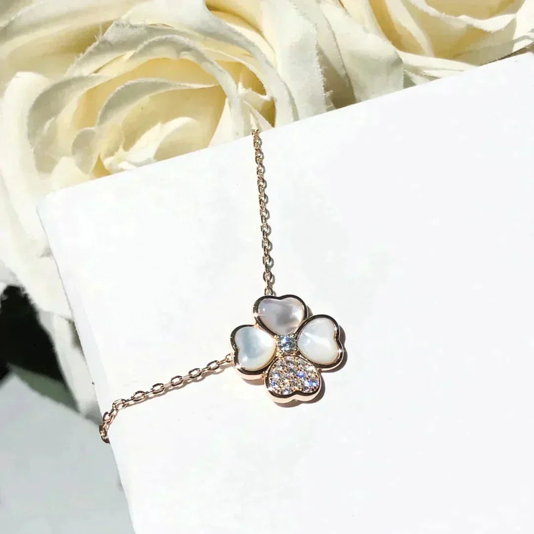 [Spark]CLOVER MOP DIAMOND Spark GOLD NECKLACE