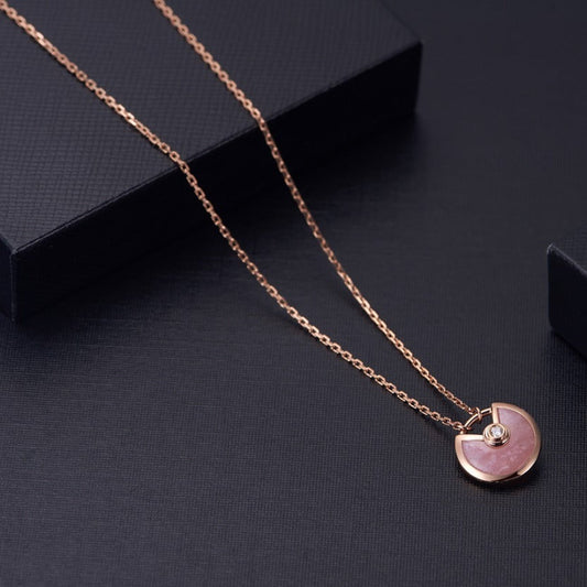[Spark]AMULETTE Spark GOLD PINK MOP NECKLACE