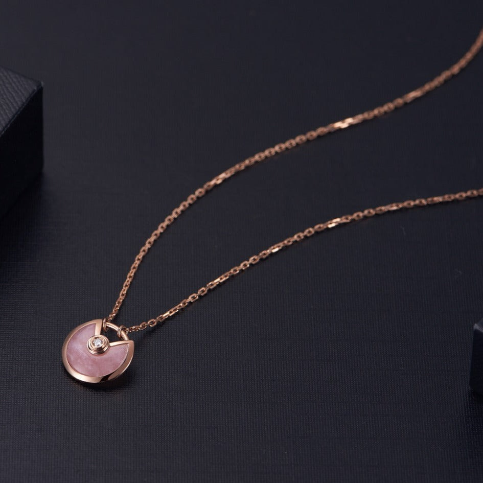 [Spark]AMULETTE Spark GOLD PINK MOP NECKLACE