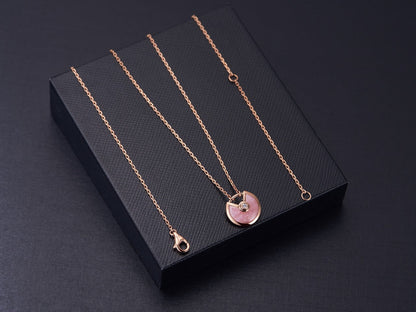 [Spark]AMULETTE Spark GOLD PINK MOP NECKLACE