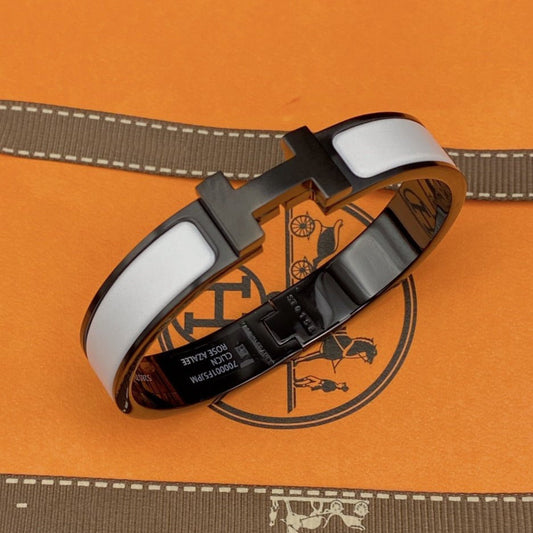[Spark]H BRACELET 12MM BLACK WHITE CERAMIC