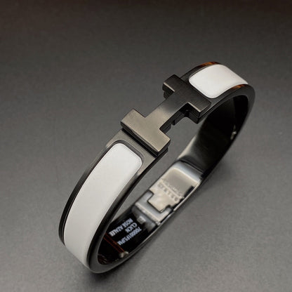[Spark]H BRACELET 12MM BLACK WHITE CERAMIC