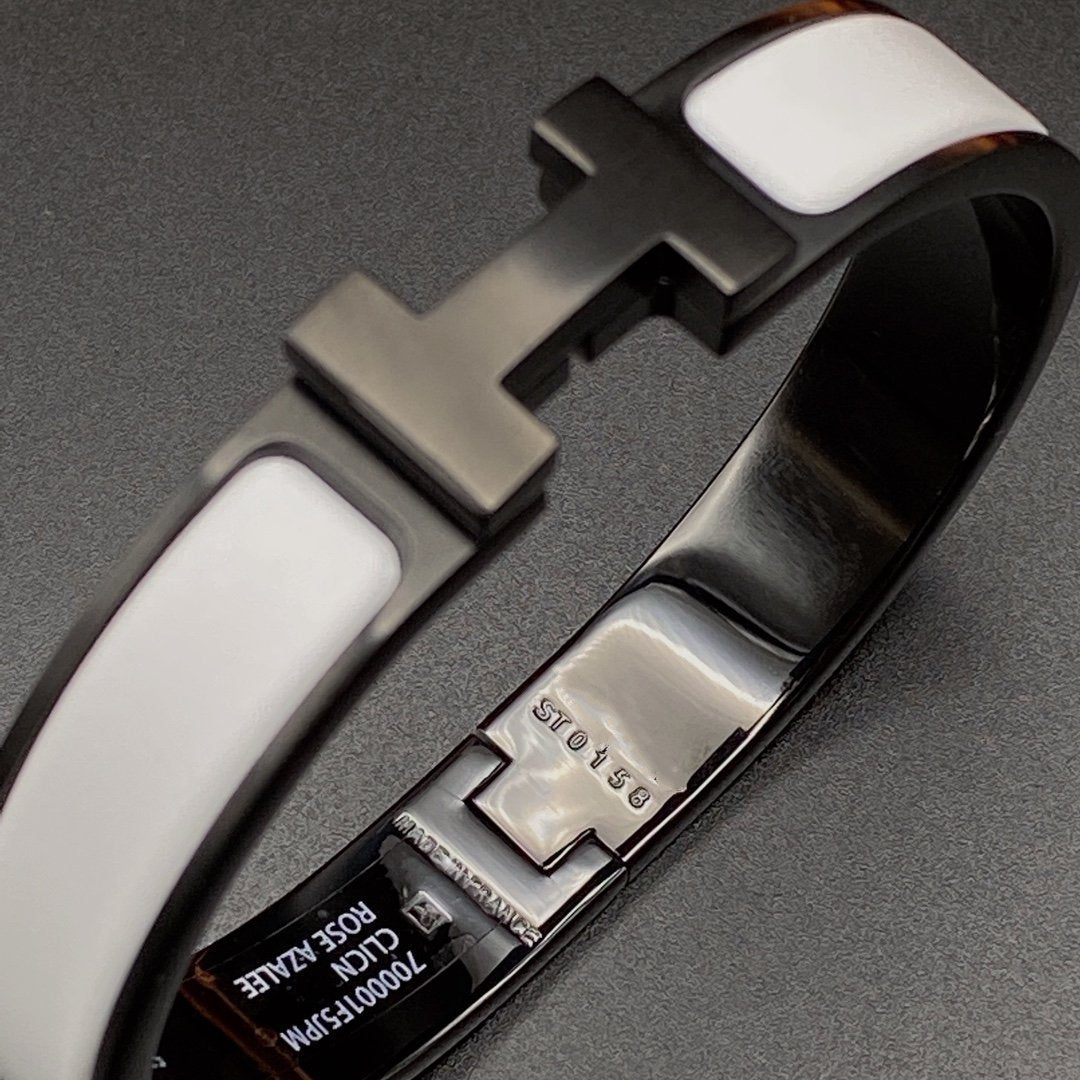 [Spark]H BRACELET 12MM BLACK WHITE CERAMIC