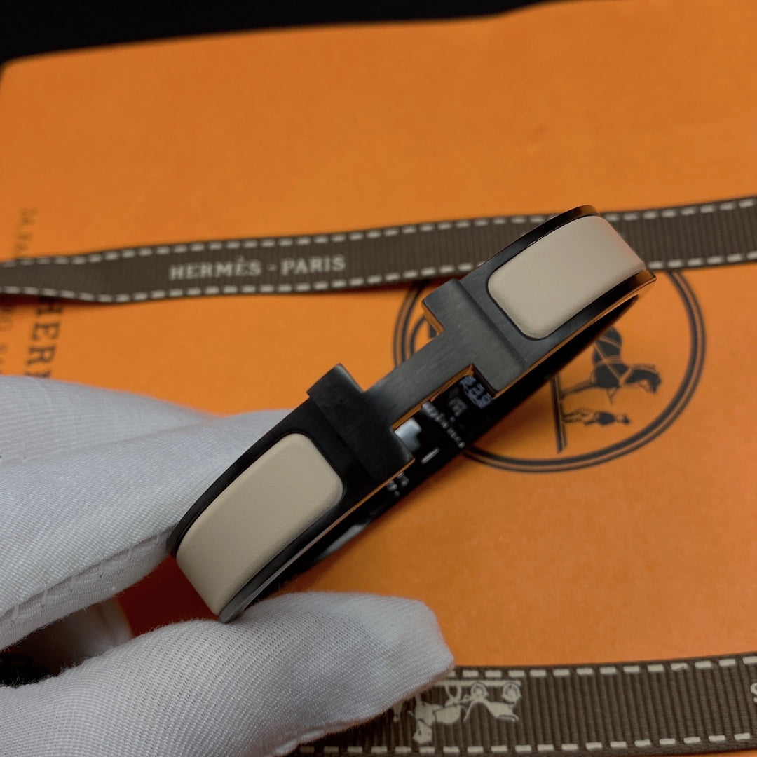 [Spark]H BRACELET 12MM BLACK BEIGE CERAMIC