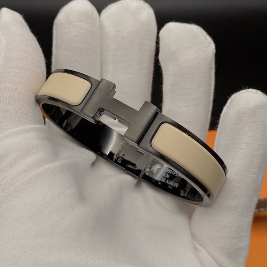 [Spark]H BRACELET 12MM BLACK BEIGE CERAMIC