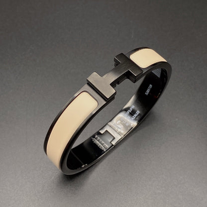 [Spark]H BRACELET 12MM BLACK BEIGE CERAMIC