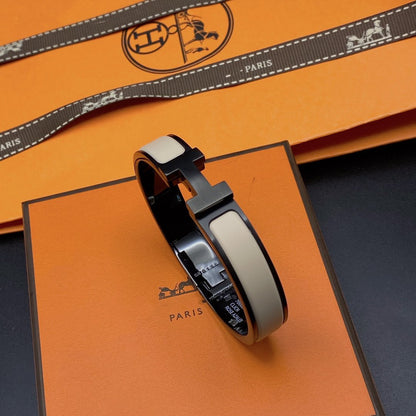 [Spark]H BRACELET 12MM BLACK BEIGE CERAMIC