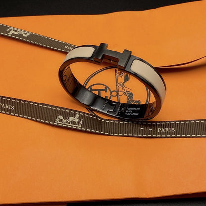[Spark]H BRACELET 12MM BLACK BEIGE CERAMIC
