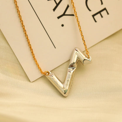 [Spark]VOLT SILVER DIAMOND PEDANT NECKLACE