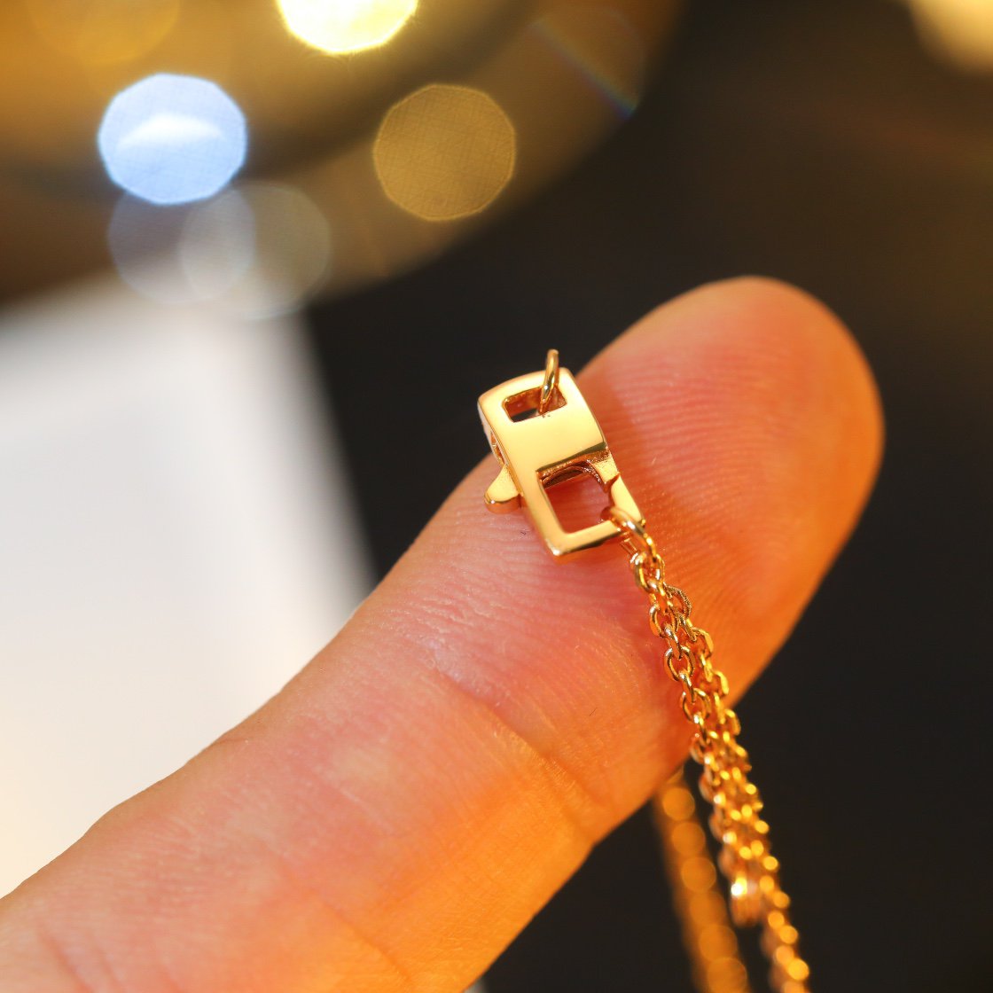 [Spark]STAR AND SUN DIAMOND PINK GOLD NECKLACE