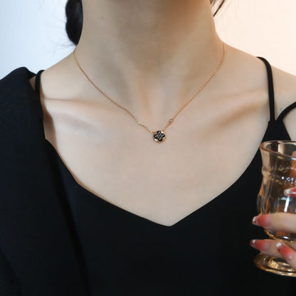 [Spark]SUN PEDANT PINK GOLD 1 DIAMOND NECKLACE