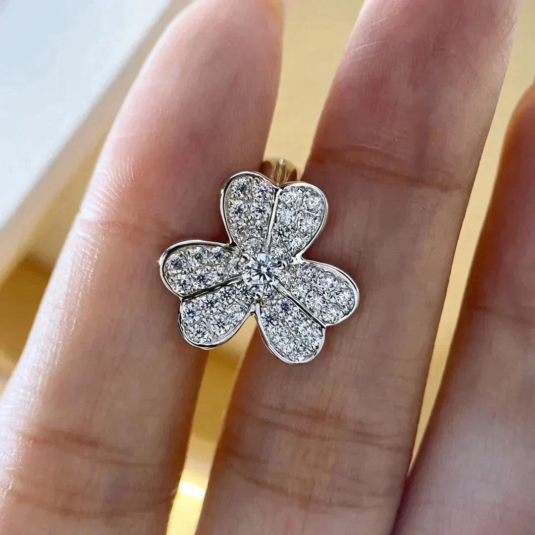 [Spark]CLOVER COMOS DIAMOND EARRINGS SILVER