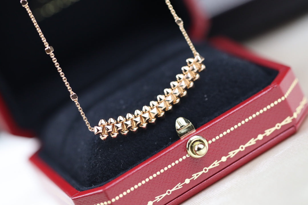 [Spark]CLASH PINK GOLD NECKLACE