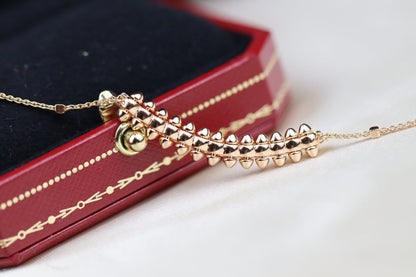 [Spark]CLASH PINK GOLD NECKLACE