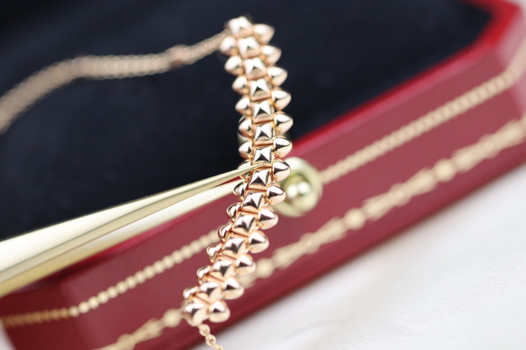 [Spark]CLASH PINK GOLD NECKLACE