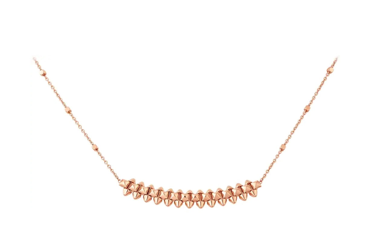 [Spark]CLASH PINK GOLD NECKLACE