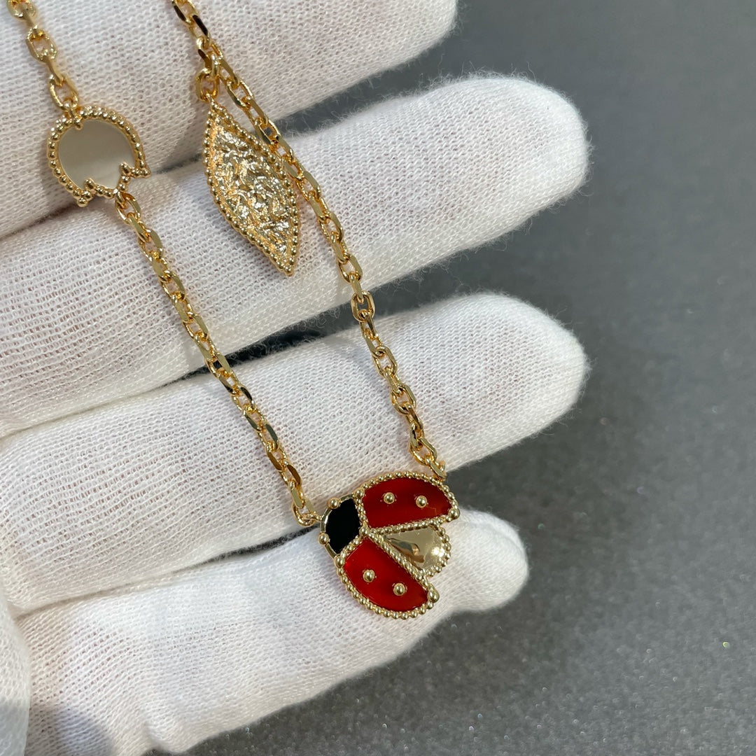[Spark]LUCKY SPRING 15 MOTIFS GOLD NECKLACE