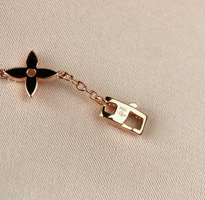 [Spark]STAR AND SUN 7 MOTIFS GOLD BRACELET
