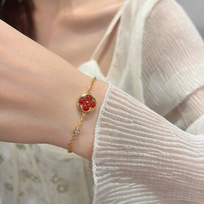 [Spark]SUN PEDANT CARNELIAN BRACELET