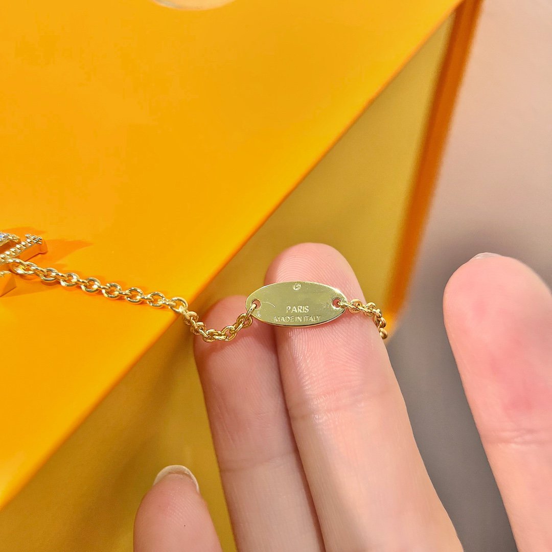 [Spark]LOGO STAR MOTIF GOLD BRACELET