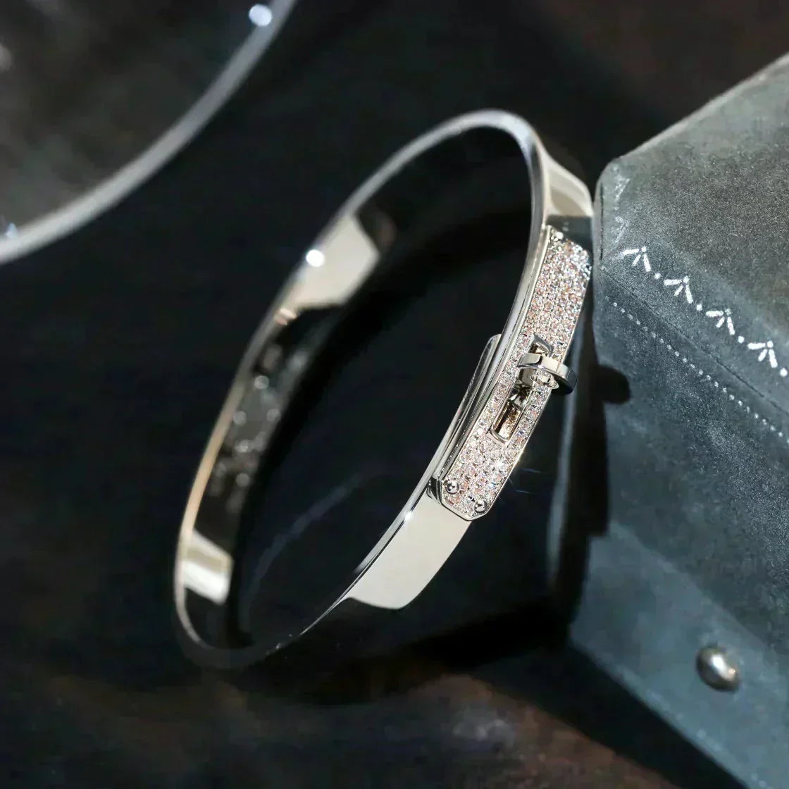 [Spark]KELLY SILVER DIAMOND BRACELET