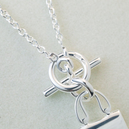 [Spark]POP H PEDANT SILVER NECKLACE