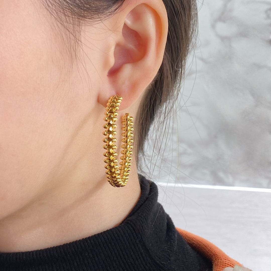 [Spark]CLASH LARGE HOOP EARRINGS