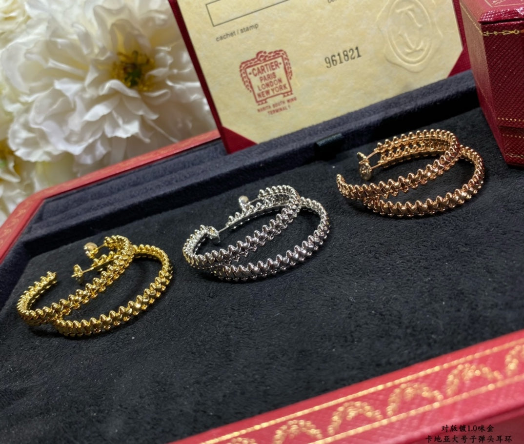 [Spark]CLASH LARGE HOOP EARRINGS