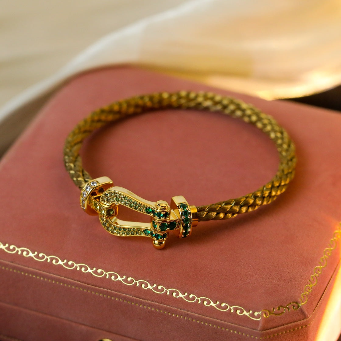 [Spark]FORCE 10 GOLD GREEN DIAMOND PAVED