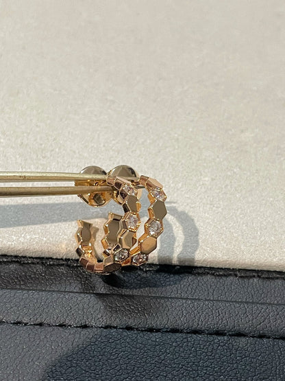 [Spark]Hollow Design Four-Leaf Clover Flower Shape Ring