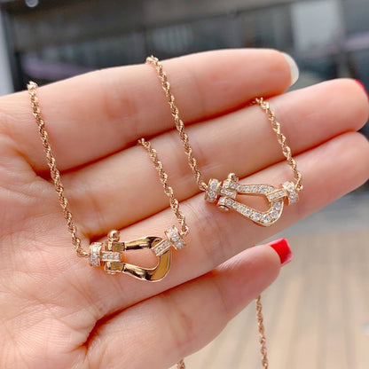 [Spark]FORCE 10 PINK GOLD DIAMOND NECKLACE