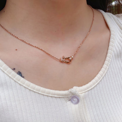 [Spark]FORCE 10 PINK GOLD DIAMOND NECKLACE