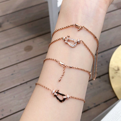 [Spark]FORCE 10 PINK GOLD DIAMOND NECKLACE