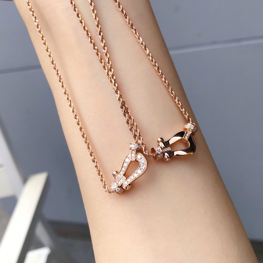 [Spark]FORCE 10 PINK GOLD DIAMOND NECKLACE