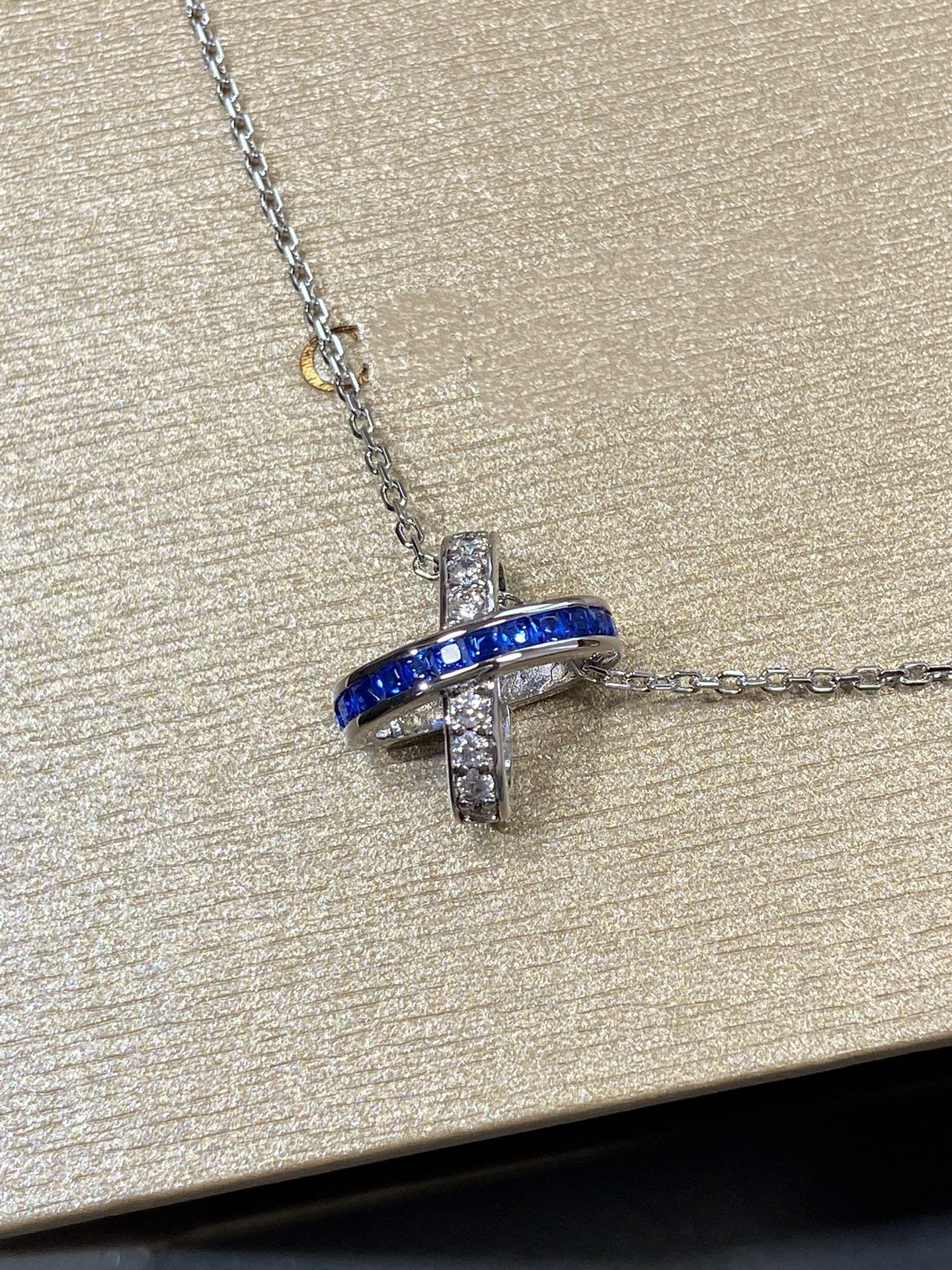 [Spark]LIENS DIAMOND SILVER NECKLACE