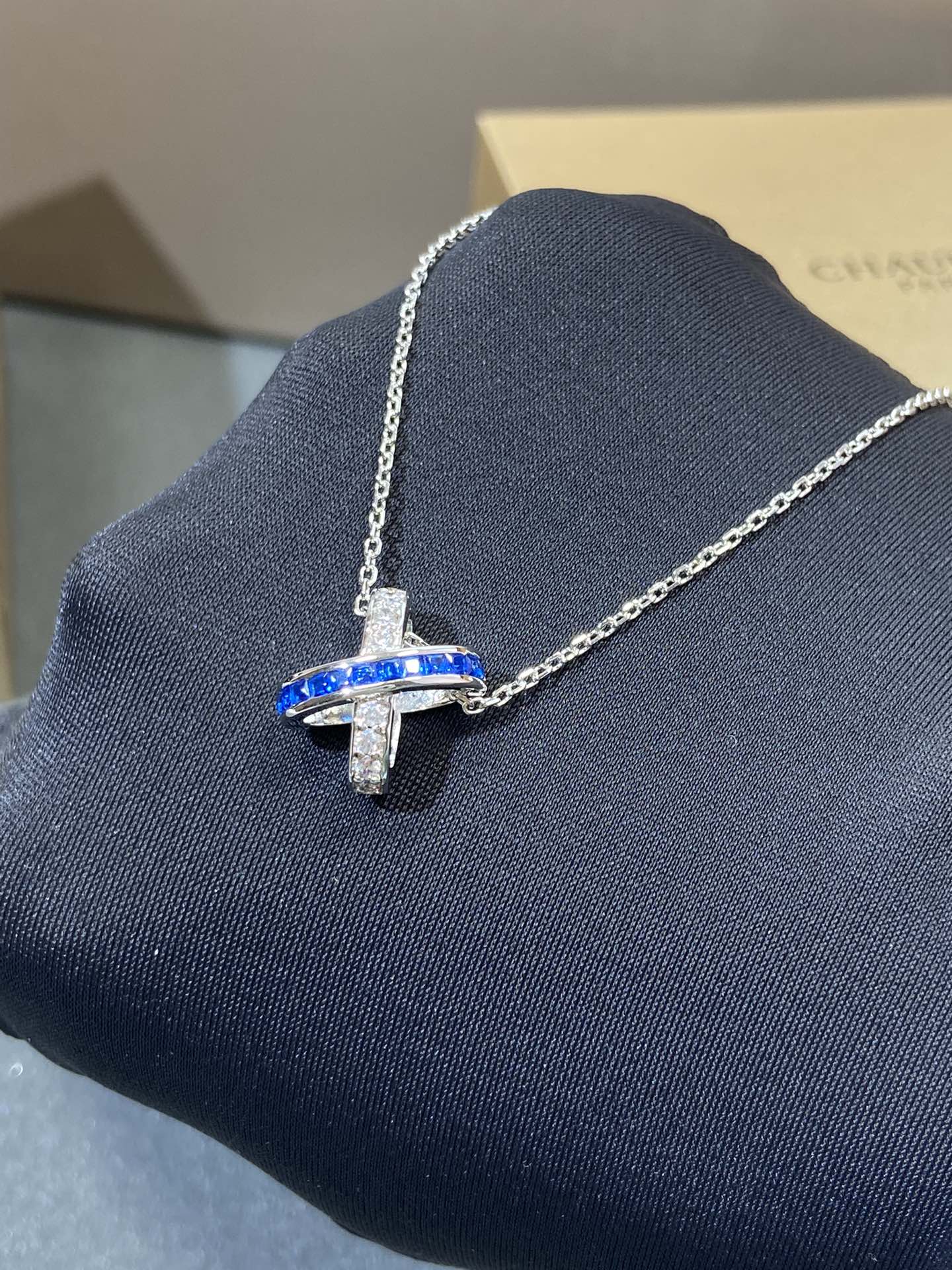 [Spark]LIENS DIAMOND SILVER NECKLACE