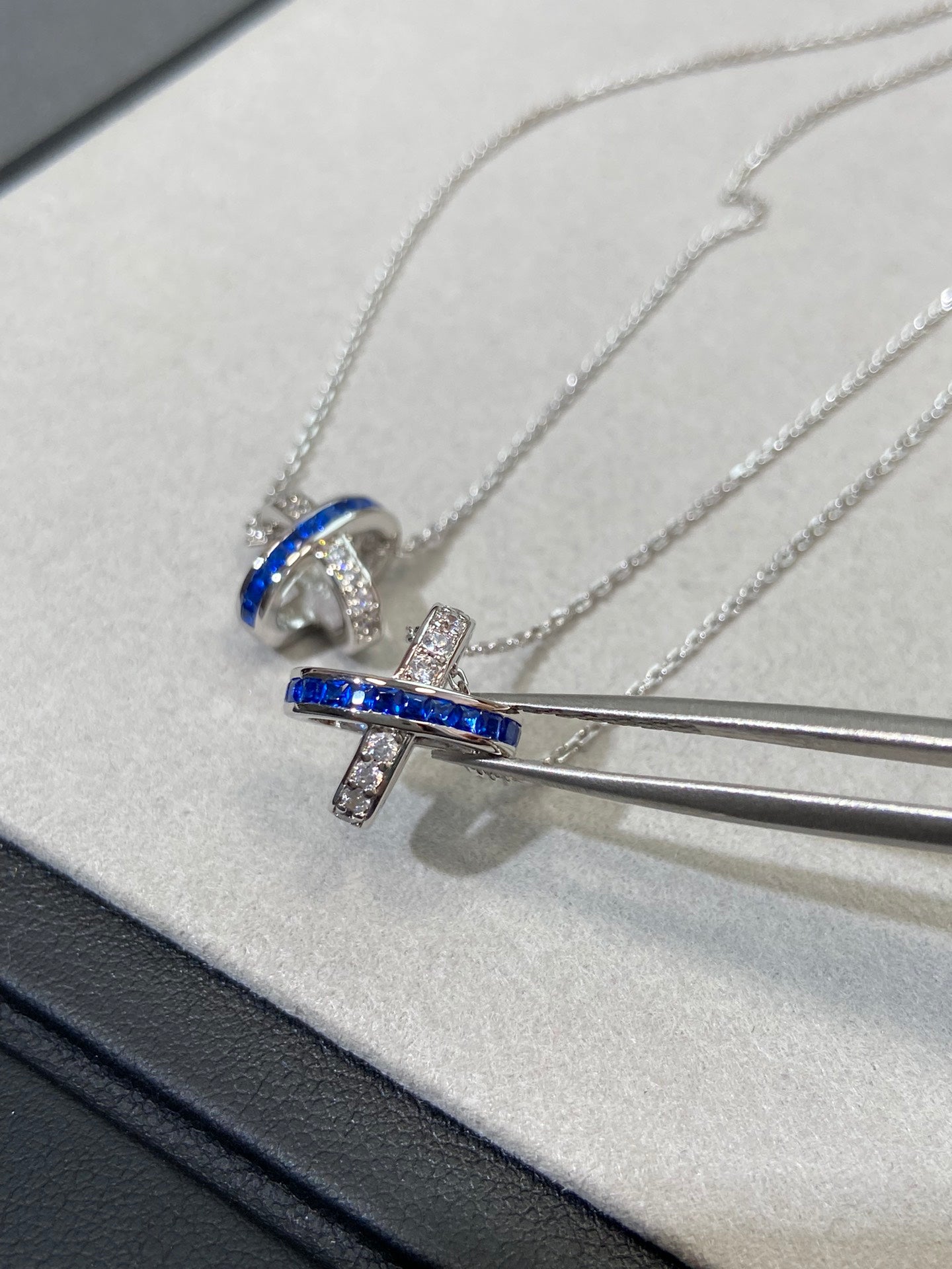 [Spark]LIENS DIAMOND SILVER NECKLACE
