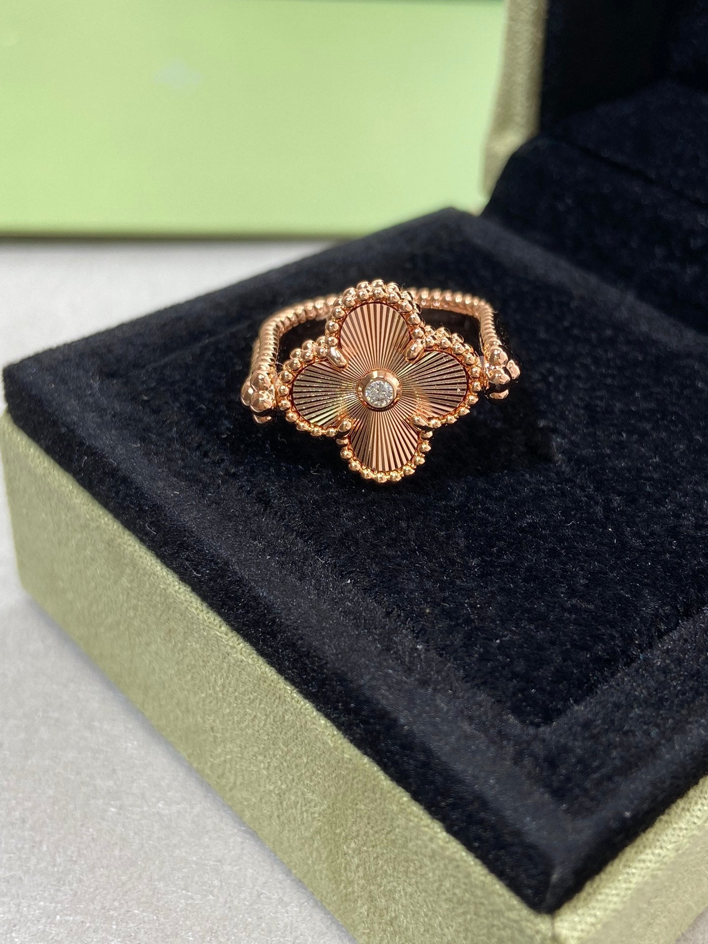 [Spark]CLOVER RIVERSIBLE Spark GOLD RING