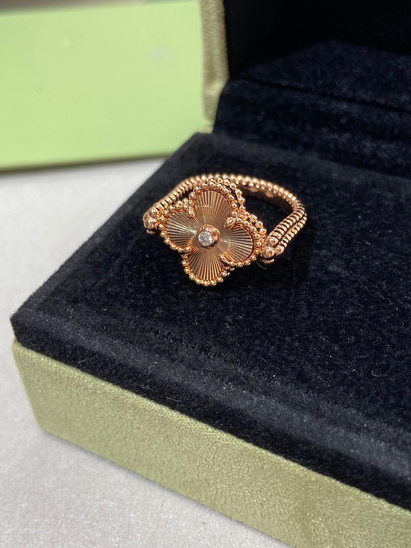 [Spark]CLOVER RIVERSIBLE Spark GOLD RING