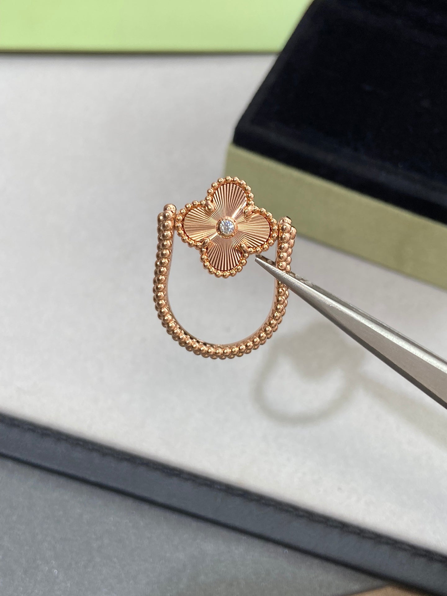 [Spark]CLOVER RIVERSIBLE Spark GOLD RING