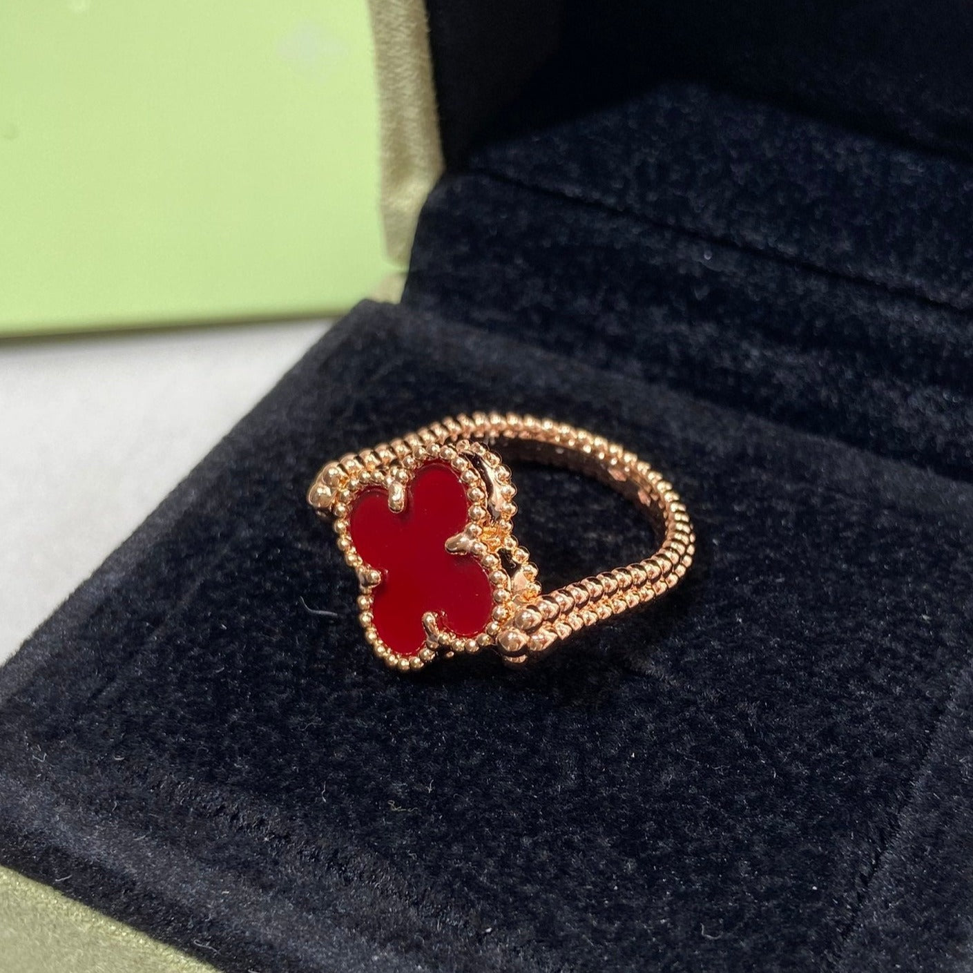[Spark]CLOVER RIVERSIBLE Spark GOLD RING