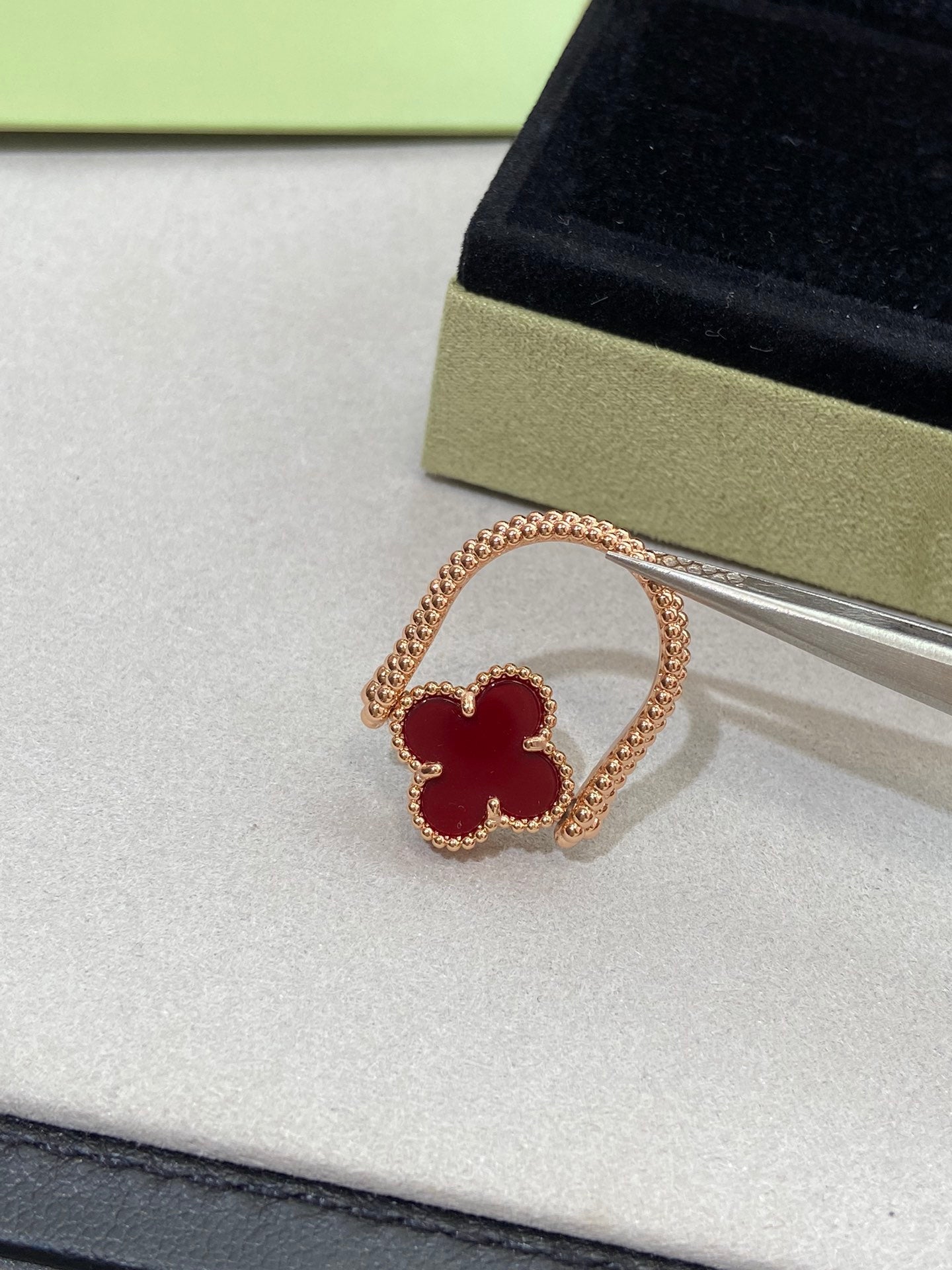 [Spark]CLOVER RIVERSIBLE Spark GOLD RING