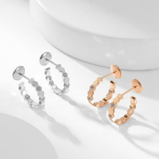 [Spark]BEE LOVE DIAMOND HOOP EARRINGS