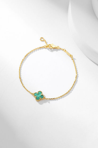 [Spark]CLOVER BRACELET MALACHITE 1 MOTIF