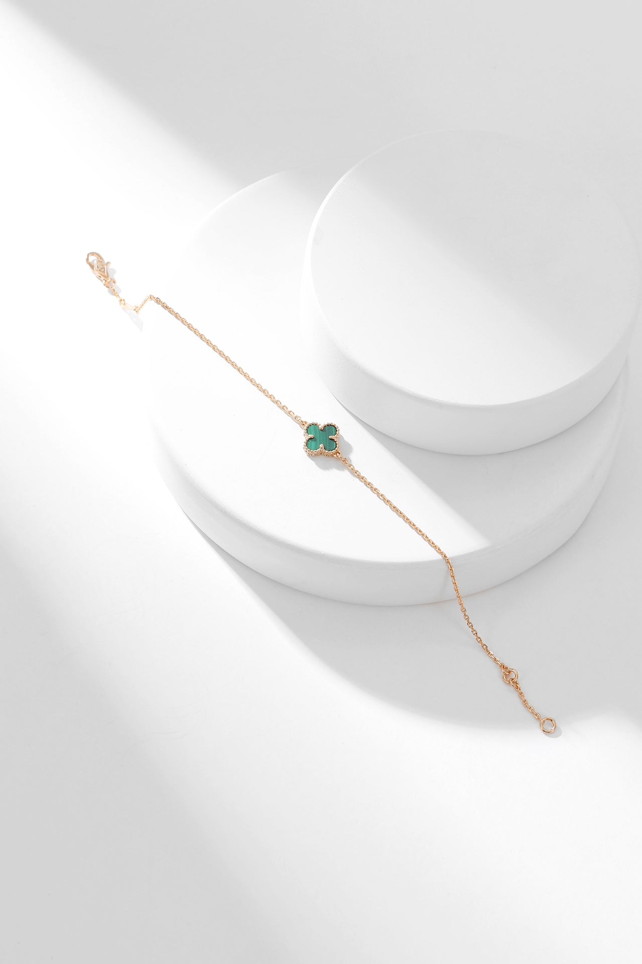 [Spark]CLOVER BRACELET MALACHITE 1 MOTIF